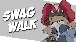 Swag Walk &ndash; Dog Girl Animation