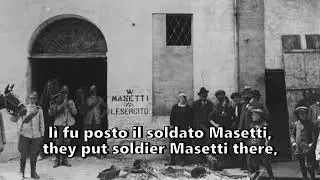 Soldato Masetti - Italian Anarchist Song (Sub ENG)