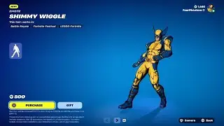 Fortnite Shimmy Wiggle Emote
