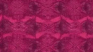 seamless ikat geometric tribal hexagon and triangle textile surface pattern in viva magenta pantone