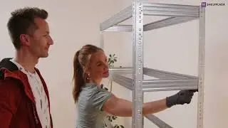 shelfplaza® PRO Scaffale metallo - l'altezza 155 cm, 180cm, 200cm, 230cm - video di configurazione
