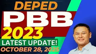DEPED PBB 2023 LATEST UPDATE OCTOBER 28, 2025