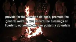 Troop 701 Stedman, NC Flag Retirement Ceremony Part 2