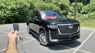 Cadillac Escalade Premium Luxury 2023 года: запуск, тест-драйв, осмотр, взгляд со стороны и обзор