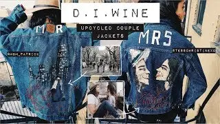 D.I.WINE : DIY Jean Jacket Thrift Flip for TESS CHRISTINE! Valentine's Edition!