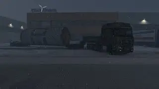 Euro Truck Simulator 2 - Mercedes Actros 10&times;4 - Wind Turbine Tower taşıyoruz
