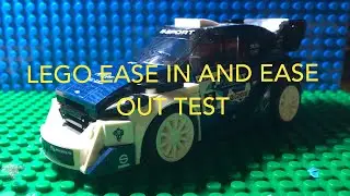 LEGO Ease In And Ease Out Car Test - Stop Motion Animation