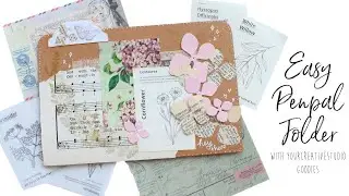 Super Easy Penpal Project in Pink Hydrangea Theme 💕 | With @yourcreativestudio8394
