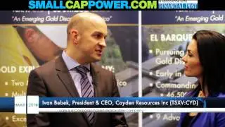 SmallCapPower's Tracy Bezeau Interviews Cayden CEO Resources Ivan Bebek at PDAC2014