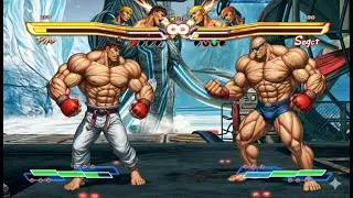 Street Fighter X Tekken | CODY & RYU VS SAGAT & KEN (Hardest) - Street Fighter X Tekken