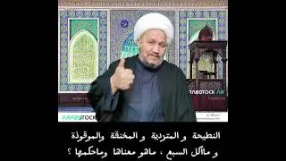 المتردية والنطيحة والمخنقة و الموقوذة وماأكل السبع   مامعناها وماحكم أكلها  ؟