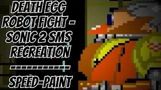 Death Egg Robot - Sonic 2 SMS recreation | Speed-Paint
