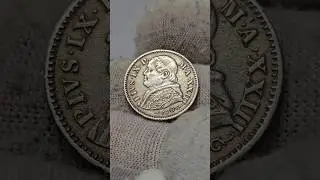 10 Соль 1868 Папские Государства  #нумизматика #coin #испания #монеты #барахолкакупить #collection