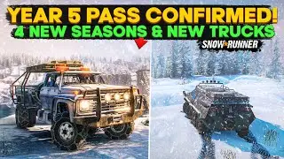 Year 5 Pass Confirmed! 4 New Seasons and New Trucks in SnowRunner Everything You Need to Know