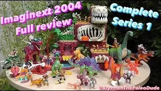 MASSIVE Imaginext Dinosaur 2004 Childhood Nostalgia Review! Entire First Series Breakdown Part 1