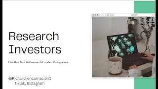 Basics of Investor research on Crunchbase