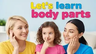 Learn body parts with Miss Angel ,Head Shoulders Knees & Toes ,Lolly Jelly Kids Learning Every Day!