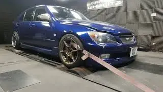 Toyota Altezza RS200 induction roar dyno run!