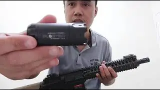 ACETECH BLASTER TESTING ON EC 603 (MK 18) AEG RIFLE