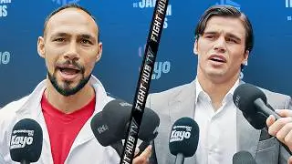 Keith Thurman & Brock Jarvis ignite WAR OF WORDS days before fight at final presser!
