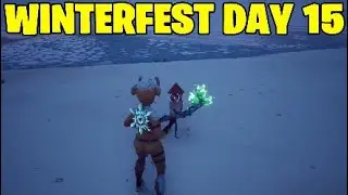 Fortnite winterfest challenges.Day 15 - Light a frozen firework found on beaches