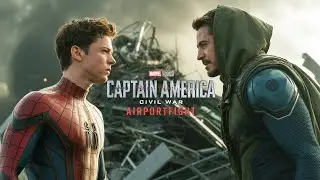 Spider-Man Entry & Epic Airport Battle | Civil War Hindi Scene in 4K | Watch it !