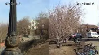 Sony Xperia S vs Apple iPhone 4S: камера (camera test)