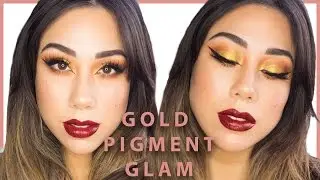 Pat McGrath METALMORPHOSIS 005 Gold Pigment Glam | NYE Tutorial