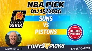 Suns vs. Pistons NBA Betting Odds & Picks, 1/15/26 | Night Moves Show