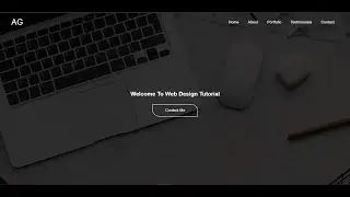 Water Effect With JQuery Plugin And Sticky NavBar with JavaScript