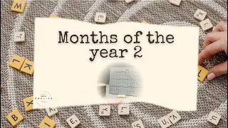Mini-Lesson | English Words | Months of year 2