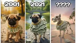 Evolution of Money Money Puggy - Italian Brainrot