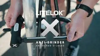 LITELOK X1 - The World's most affordable, full-sized angle grinder resistant bike lock