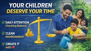 Your Children Deserve Your Time | Parenting, Education & Clean Environment