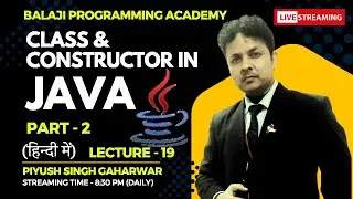 Java in Hindi || Class in java || Constructor || Guaranteed courses || Java Beginners || #live