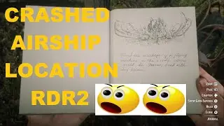 Location of Wrecked Airship in Rdr2 Story | Crashes Airship Location Rdr2