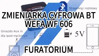 WEFA WF 606 zmieniarka cyfrowa z bt i zestawem głośnom&oacute;wiącym