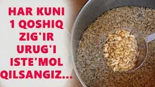 Хар Куни 1 Кошик Зигир Уруги Истеъмол Килсангиз...