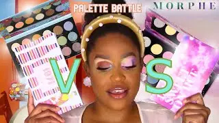 PALETTE BATTLE l MORPHE COCA COLA 1971 vs 18H SWEET ON HUE l NelleDoingThings!