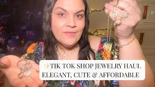 Elegant Jewelry on a Budget?! TikTok Shop Haul 💍