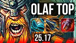 OLAF vs TEEMO (TOP) | 9 solo kills, 52k DMG | EUW Diamond | 25.17