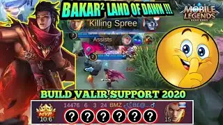 GAMEPLAY VALIR 2020 | SUPPORT PALING NGESELIN - MOBILE LEGENDS