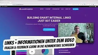 WordPress SEO Onpage interne Links / Verlinkungen mit LinkWhisper 🔗 Einfach automatisch Links setzen