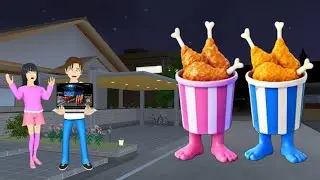Yuta Mio Panik CCTV Merekam ANOMALI FRIED CHICKEN Di Depan Rumah❗ SAKURA SCHOOL SIMULATOR Drama😱