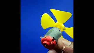new dc motor fan project  idea🙄 using LED bulb #dcmotor