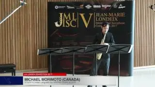 Londeix 2017 - Michael Morimoto (Canada) - II Valse Languide by Sigfrid Karg Elert