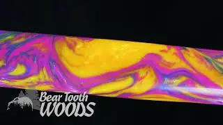 Magenta Blaze - Bear Tooth Woods Color Storm Aumilite Pen Blank