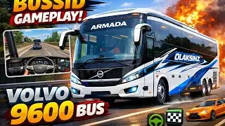Bus simulator Indonesia volvo 9600 bus  game play 