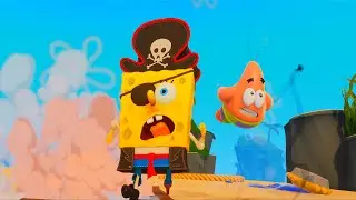 Spongebob Squarepants: The Cosmic Shake. Прохождение. Часть 3. Лагуна Пиратской Гуи.