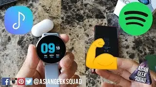 Galaxy Watch Active 2 - Gym Mode (Offline Music - Spotify, Samsung)